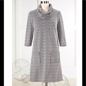 North Style Women’s Herringbone Cowlneck Dress. Size XL.